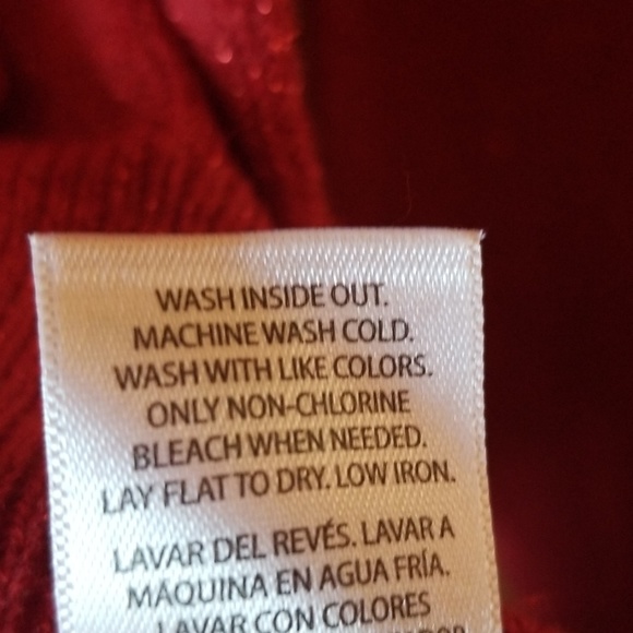 George girls size 14/16 red Holiday sweater - Picture 6 of 6